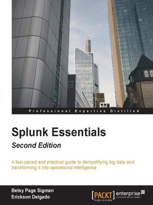 cover image of Splunk Essentials